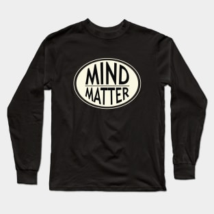 Mind matter_light background Long Sleeve T-Shirt